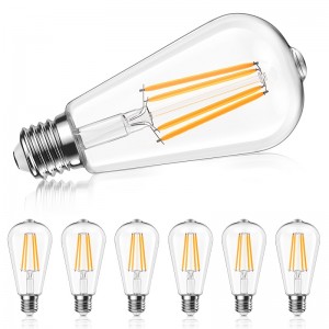 Vintage LED Edison Bulb ST58 Antique LED Filament Bulbs